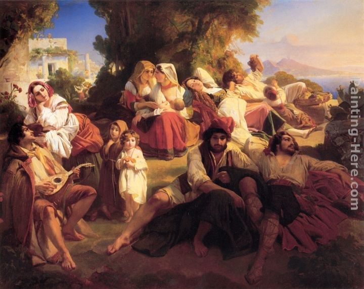 720x571 Franz Xavier Winterhalter Il Dolce Far Niente 50% Off - Dolce Far Niente Painting