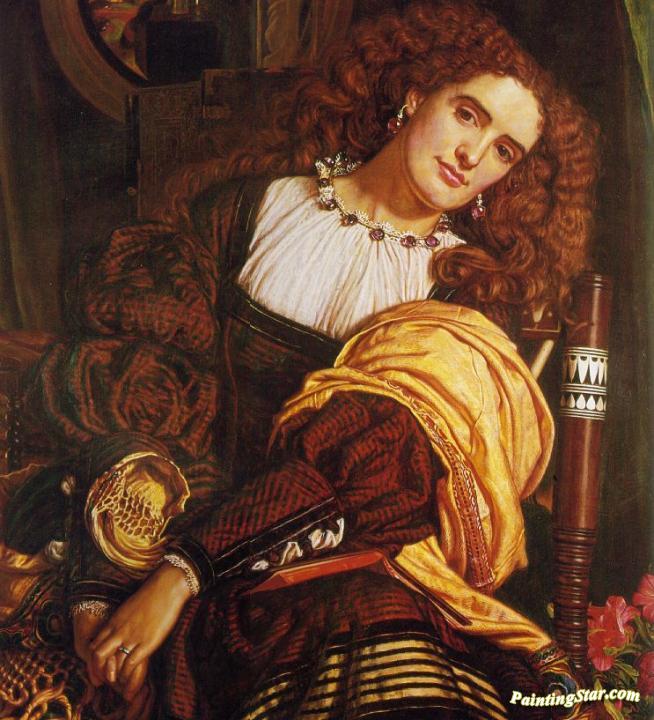 654x720 Il Dolce Far Niente Artwork By William Holman Hunt Oil Painting - Dolce Far Niente Painting