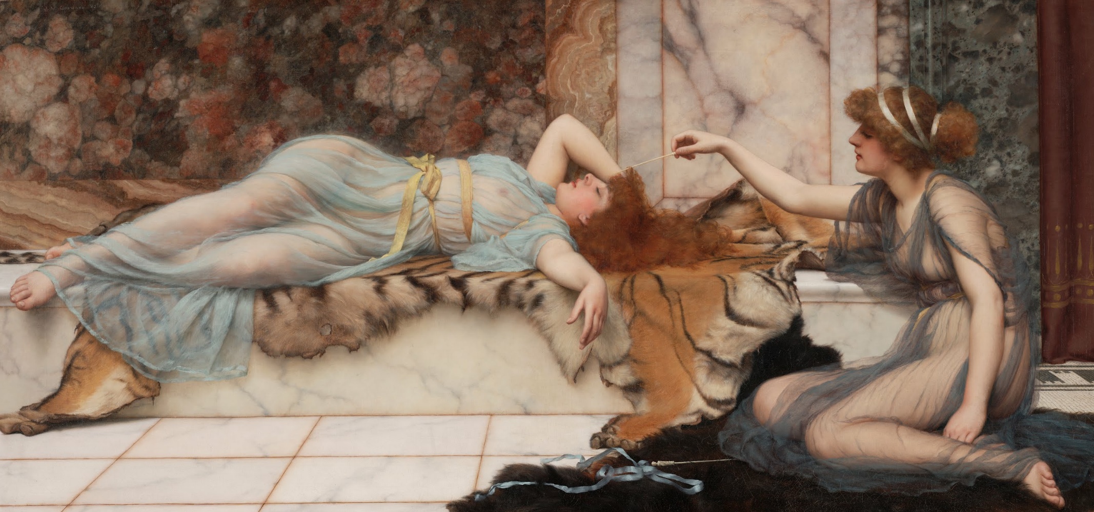 2134x1000 Ode To Indolence Dolce Far Niente Sweet Doing Nothing - Dolce Far Niente Painting