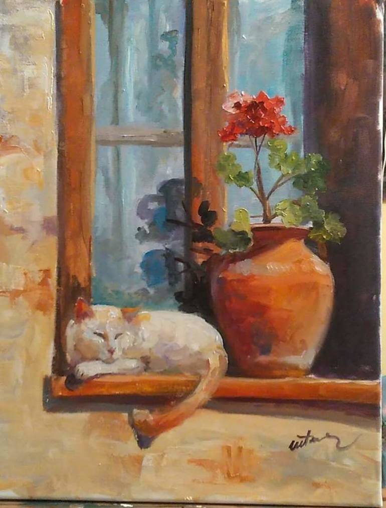 770x1013 Saatchi Art Dolce Far Niente Painting By Mariana Tava - Dolce Far Niente Painting