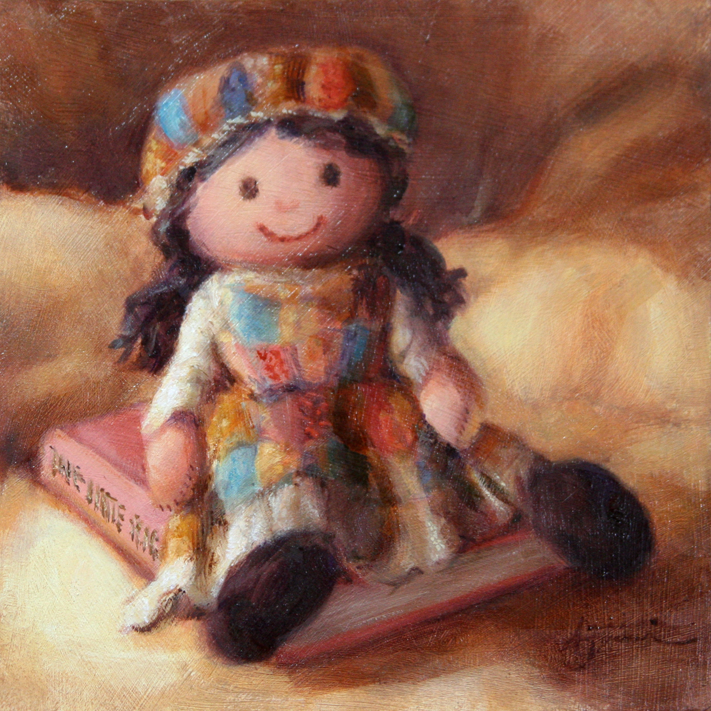 2400x2400 Patchwork Rag Doll Painting Family Heirloom - Doll Painting