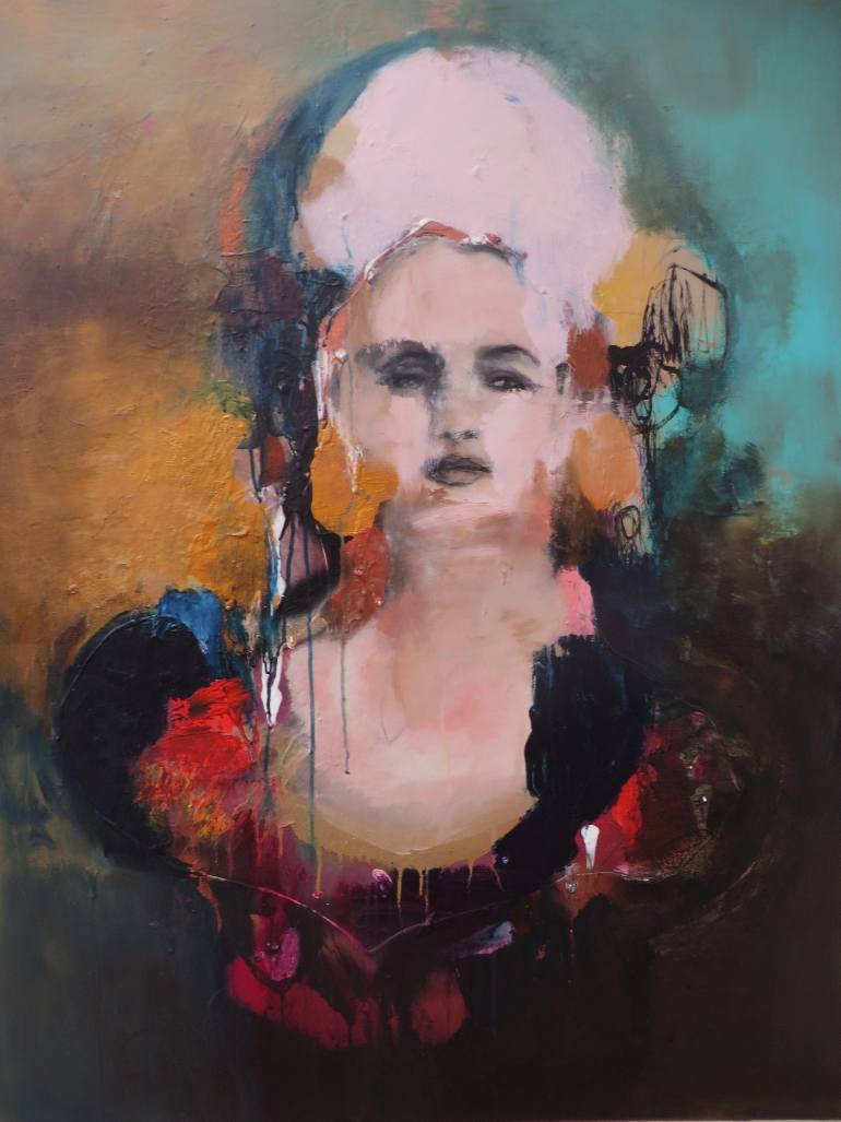 770x1027 Saatchi Art La Russe (Russian Doll) Painting By Leena Noux - Doll Painting