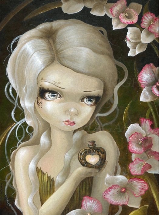 524x709 Big Eye Doll Art Taradoll Ooak Original Painting Big Eyes Doll - Doll Painting
