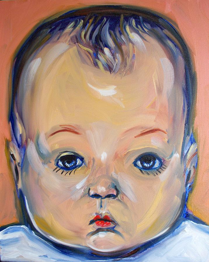 716x900 Doll Face Painting By Sheila Tajima - Doll Painting