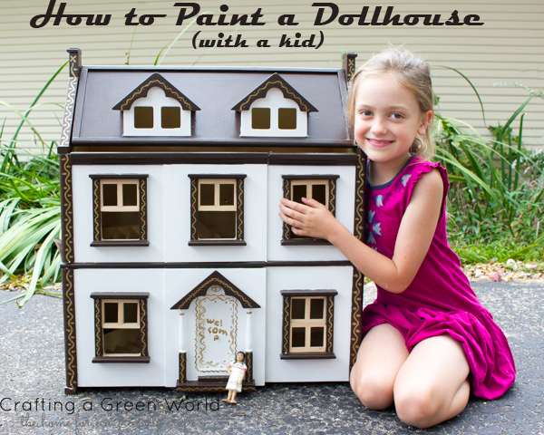600x480 How To Paint A Dollhouse (With A Kid) - Dollhouse Painting