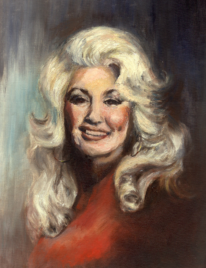 708x921 Ps202 Dolly Parton (Oil) By Ellaopdal - Dolly Painting