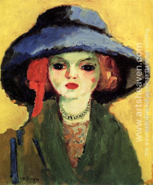 501x605 Unknown Artist Kees Van Dongen Portrait Of Dolly Painting Anysize - Dolly Painting