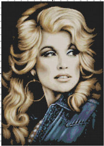 215x300 Dolly Parton Cross Stitch Pattern Chart By Bella Stitchery Ebay - Dolly Parton Painting