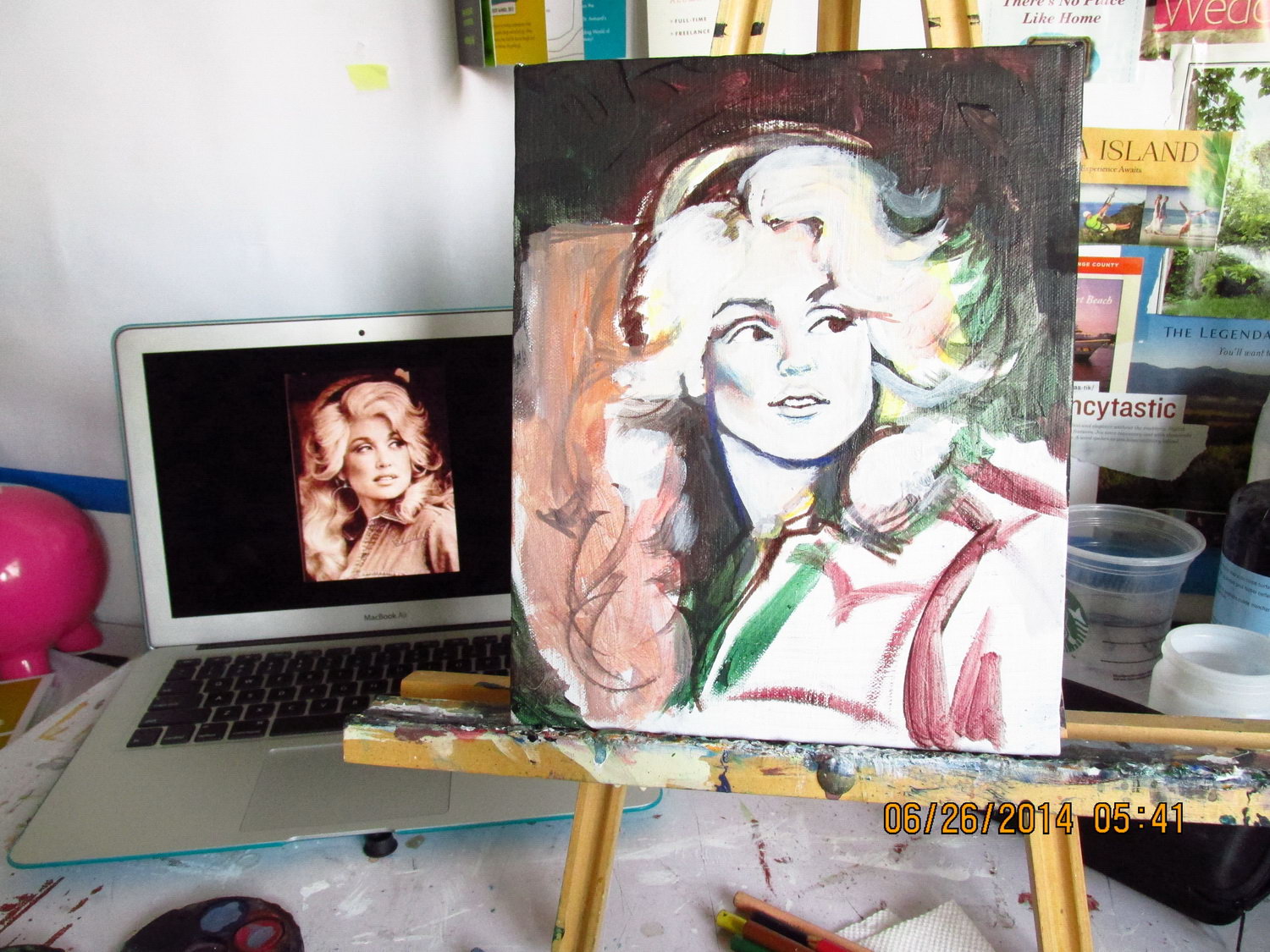 1500x1125 Tips On Painting A Portrait Life As A Human - Dolly Parton Painting