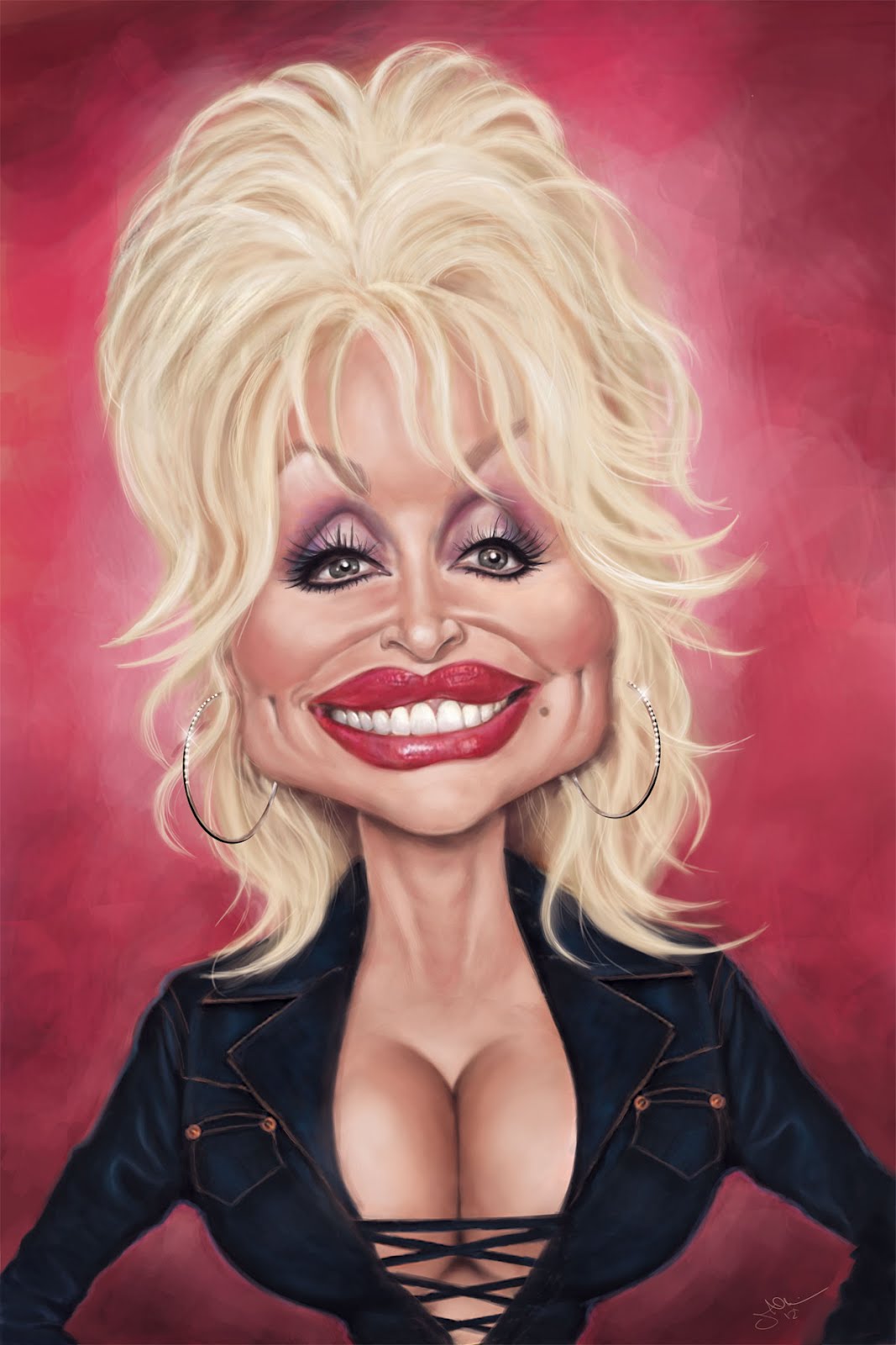 1067x1600 Judy Nadin Art And Caricature Blog Dolly - Dolly Parton Painting