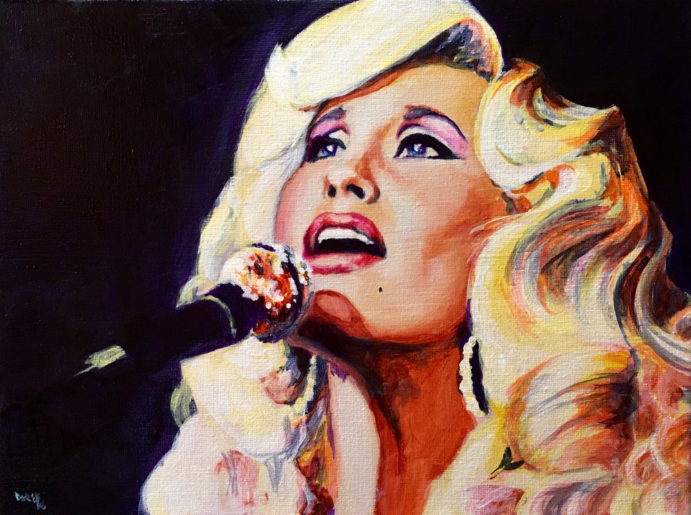 1000x746 Dolly Parton - Dolly Parton Painting