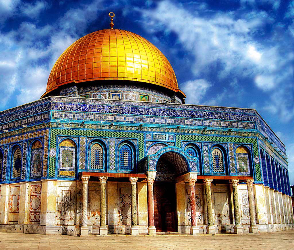 1024x871 Dome Of The Rock, Israel - Dome Of The Rock Painting