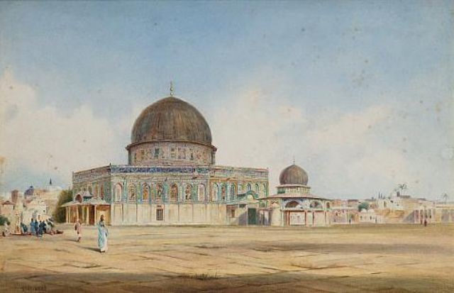 640x413 The Dome Of The Rock Qubbat As Sakhra, The Temple Mount, Jerusalem - Dome Of The Rock Painting