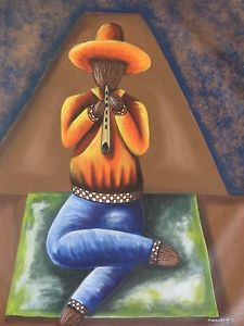 225x300 Bienvenido Antigua, Original Dominican Republic, Caribbean Art - Dominican Painting