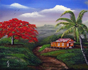 300x240 Dominican Republic Paintings Fine Art America - Dominican Republic Painting