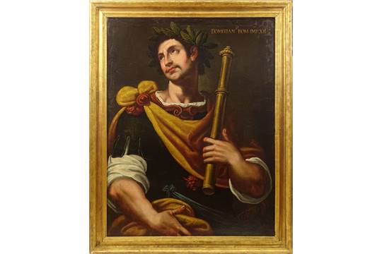 540x360 Italian School Oil On Canvas, Domitian Roman Emperor Xii After - Domitian Painting