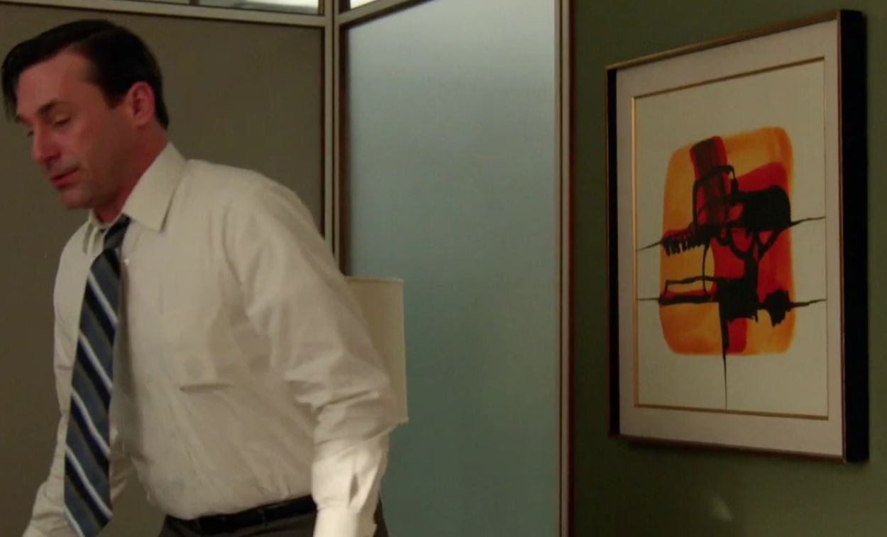 1250x757 Go, Do, Be. More Artwork From Mad Men, Season 7 (Don Draper, Jim - Don Draper Painting