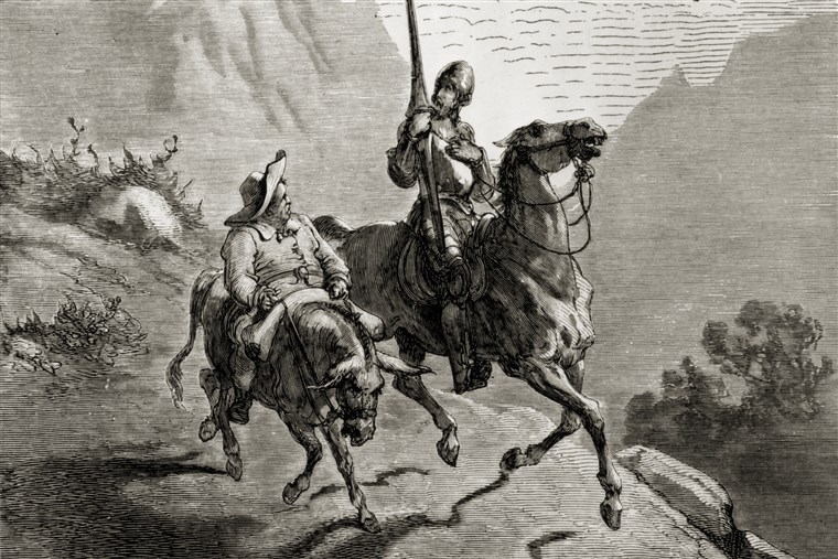 760x507 Author Cervantes' - Don Quixote Painting