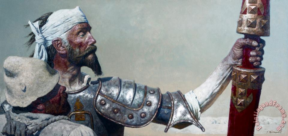 960x454 Gely Korzhev Don Quixote And Sancho Panza Painting - Don Quixote And Sancho Panza Painting