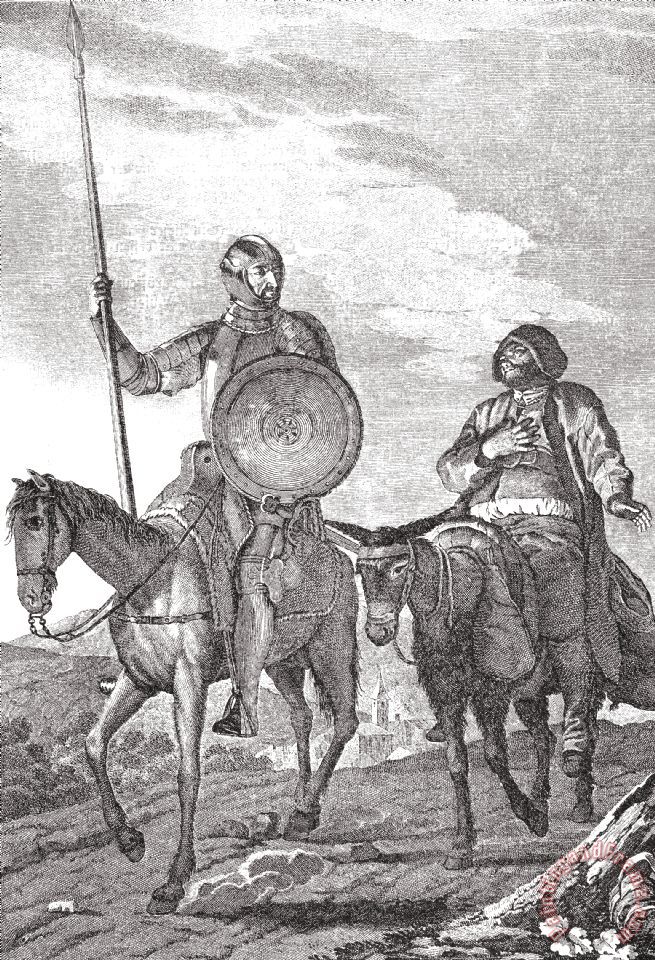 655x960 Others Don Quixote Amp Sancho Panza Painting - Don Quixote And Sancho Panza Painting