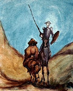 240x300 Don Quixote Paintings Fine Art America - Don Quixote Painting