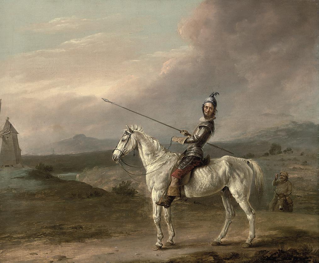 1015x838 Edmund Bristow (1787 1876) Don Quixote And Sancho Panzo - Don Quixote Painting