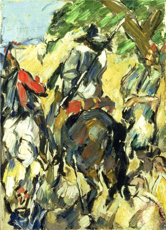 694x960 Paul Cezanne Don Quixote View From The Back C 1875 Painting - Don Quixote Painting