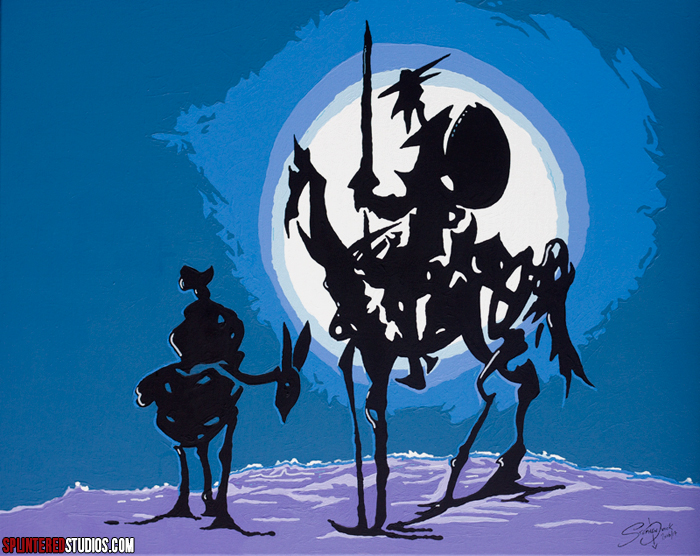 700x556 Don Quixote Painting - Don Quixote Painting