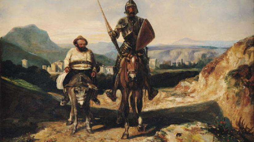 825x464 Don Quixote Movie Coming From Disney Den Of Geek - Don Quixote Windmill Painting