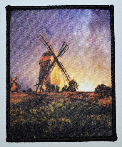 415x497 Windmill In The Sunset ~ Don Quixote De La Mancha ~ Village Iron - Don Quixote Windmill Painting