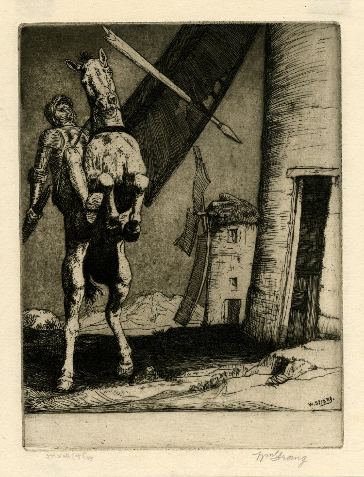 750x984 British Museum - Don Quixote Windmill Painting