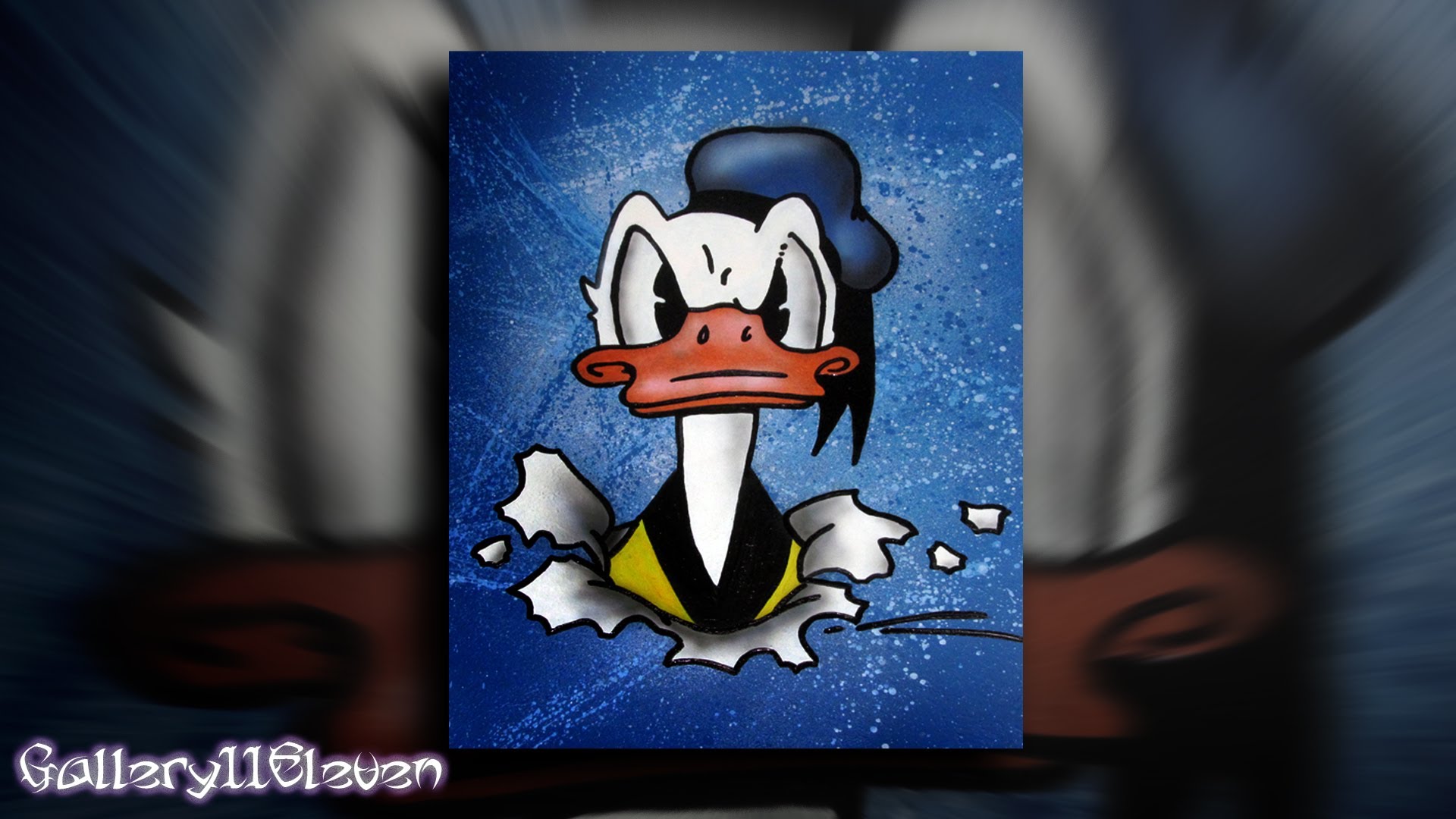 Donald Duck Painting. 
