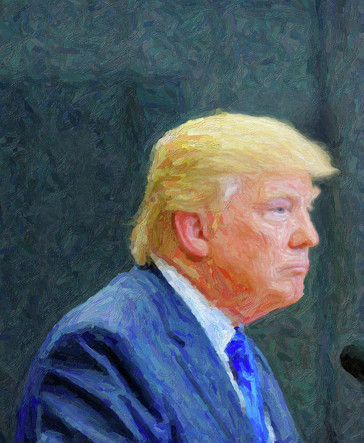 740x900 President Donald Trump Paintings Fine Art America - Donald Painting