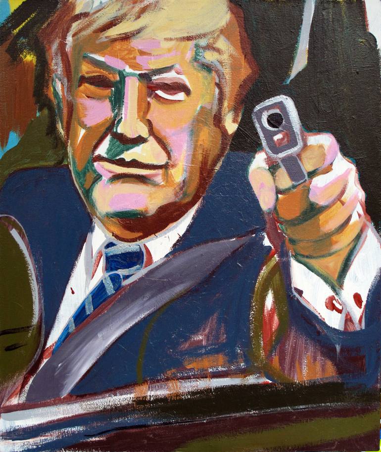 770x914 Saatchi Art Donald Trump Painting By Emil Choski - Donald Painting