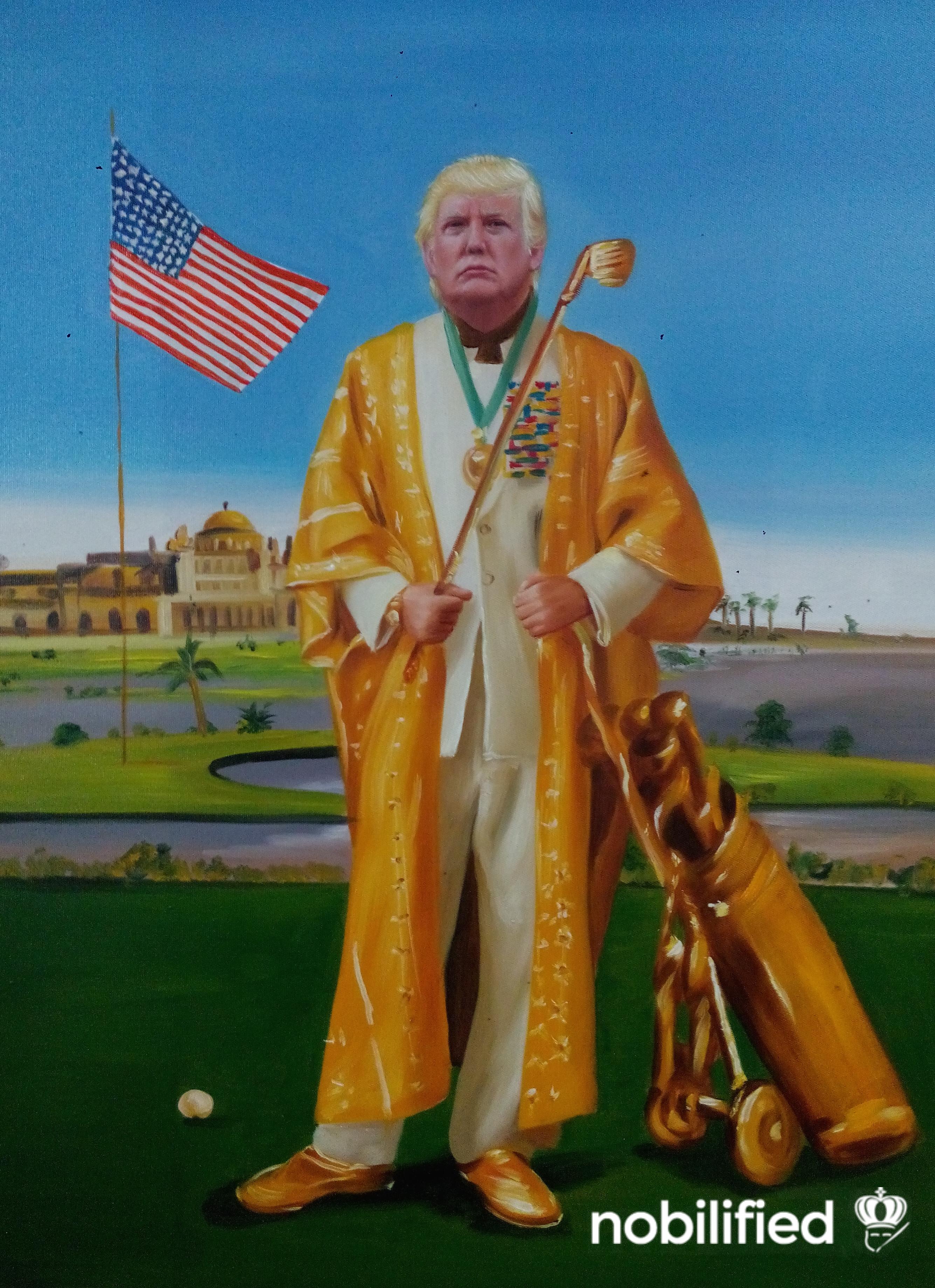 2670x3677 Donald, Trump, Clown, Naive, Neville, Chamberlain, Deluded, Lunacy - Donald Trump Clown Painting