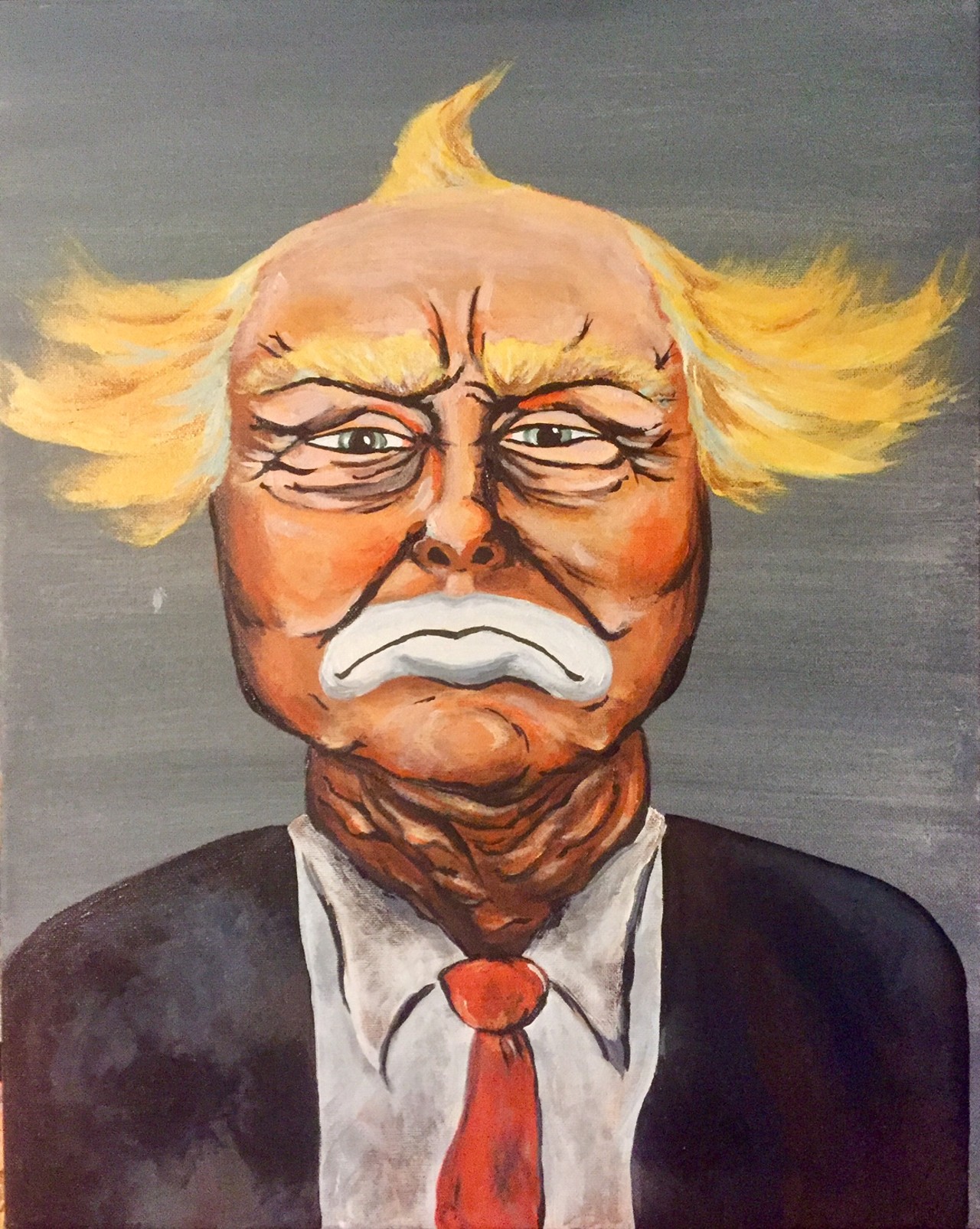 1280x1606 Pieces Of Resistance Arts Feature Tucson Weekly - Donald Trump Clown Painting