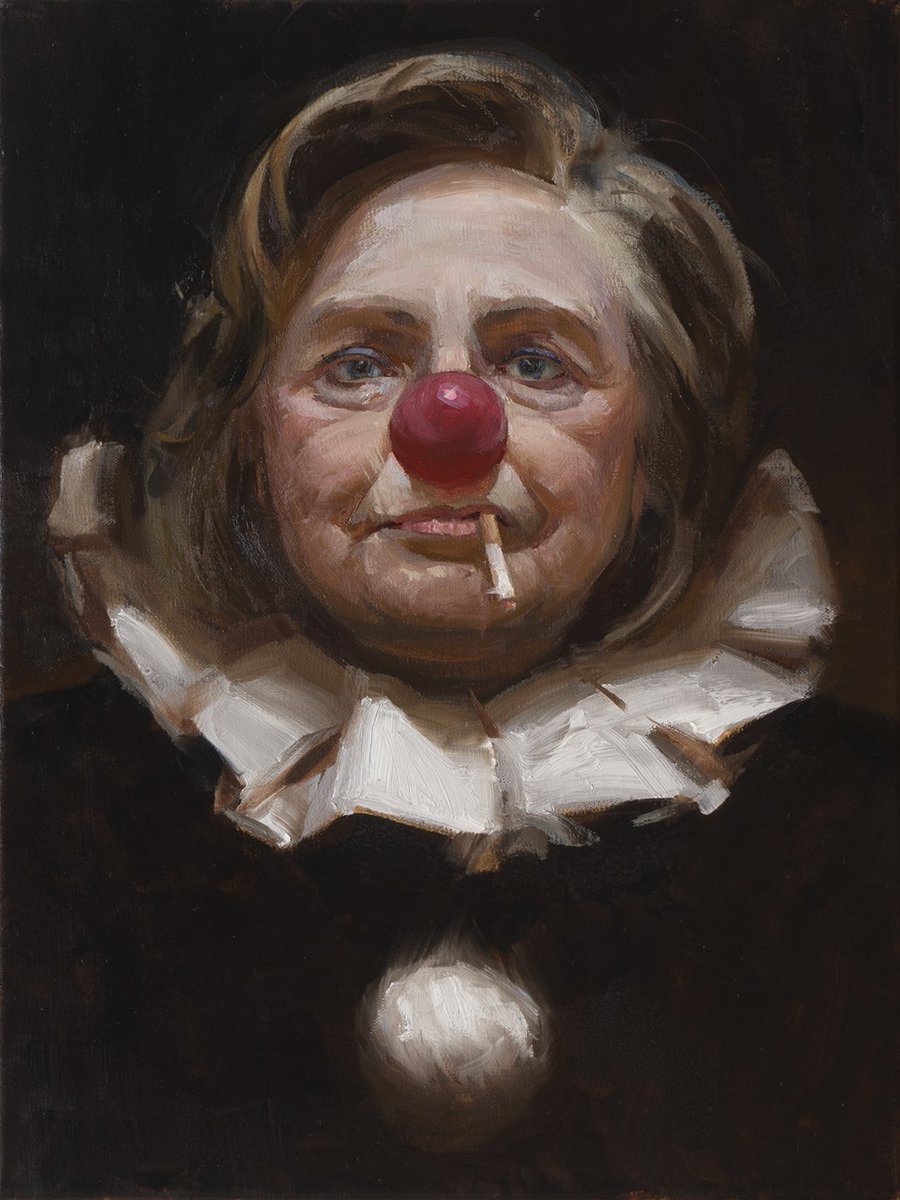 900x1200 Tony Pro On Twitter 2 Clowns From The Same Circus - Donald Trump Clown Painting