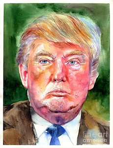 230x300 Trump Paintings Fine Art America - Donald Trump Clown Painting