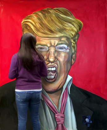 346x420 Circus Amp Carnival Paintings Archives - Donald Trump Clown Painting