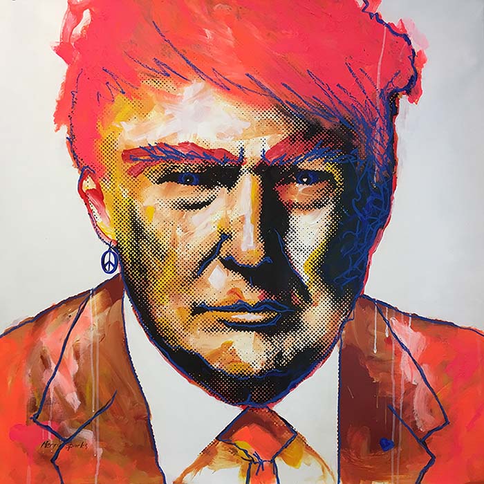 Donald Trump Oil Painting at PaintingValley.com | Explore collection of ...