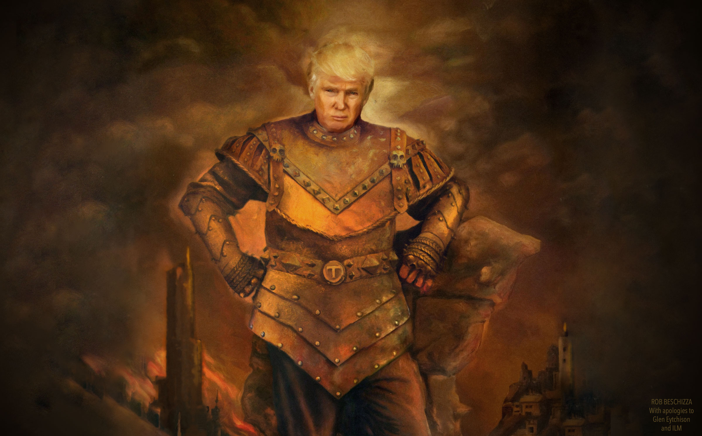 2400x1490 Paintings Boing Boing - Donald Trump Oil Painting