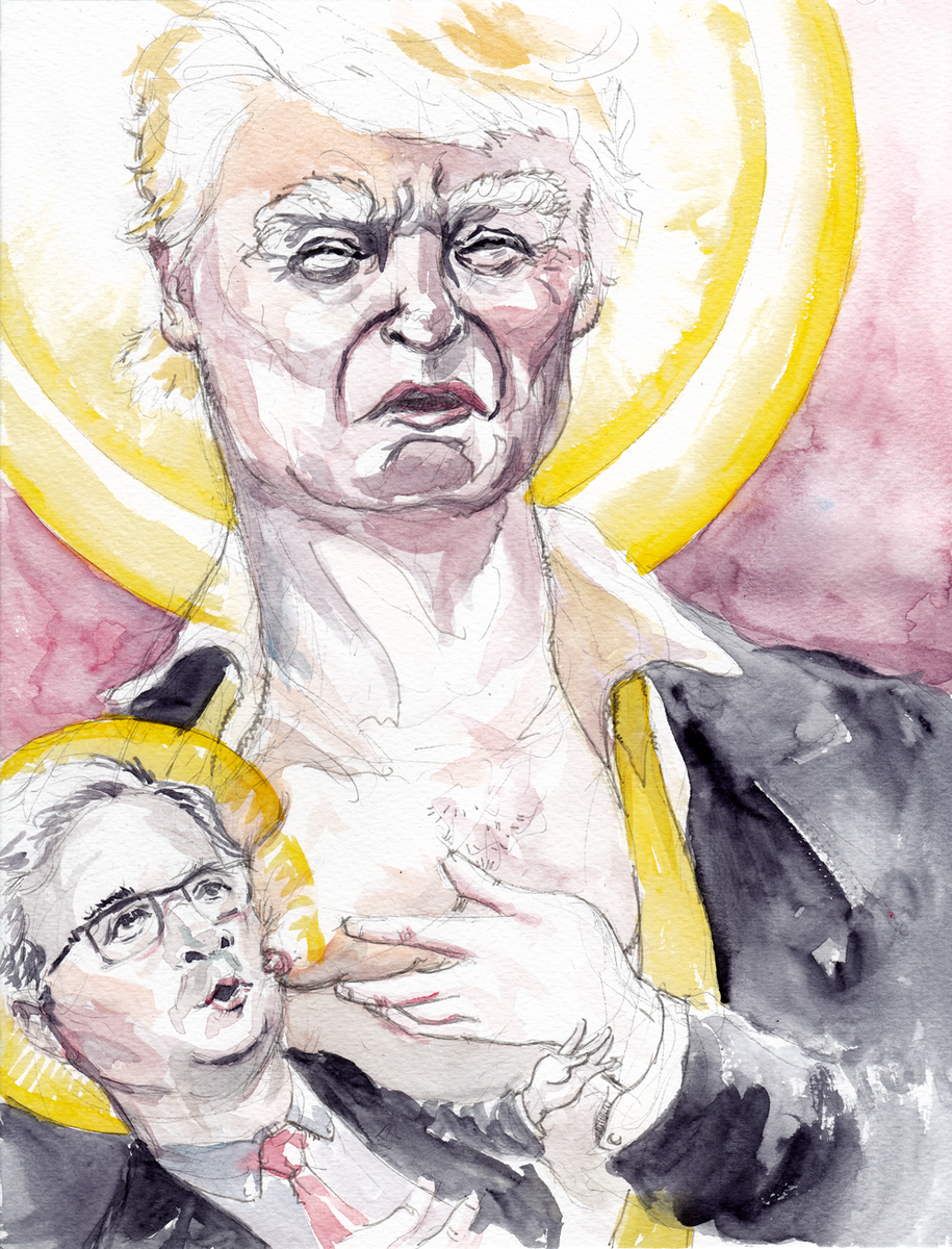 915x1200 Rob Delaney On Twitter I Collect Oil Paintings Of Donald Trump - Donald Trump Oil Painting