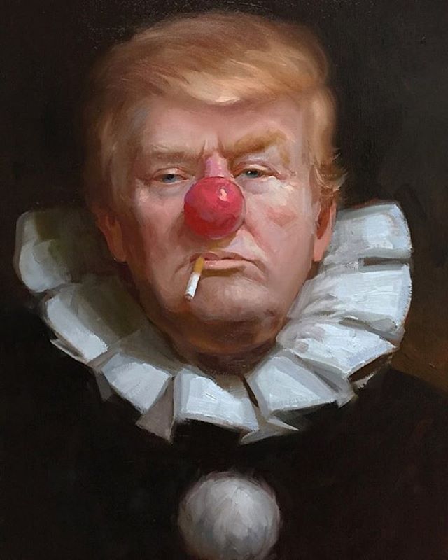 640x800 Donald Trump 16x12 Oil Painting Tony Pro Art Amp Illustration - Donald Trump Oil Painting