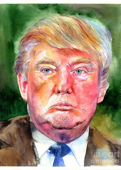 500x700 Donald Trump Portrait Art Fine Art America - Donald Trump Painting Portrait