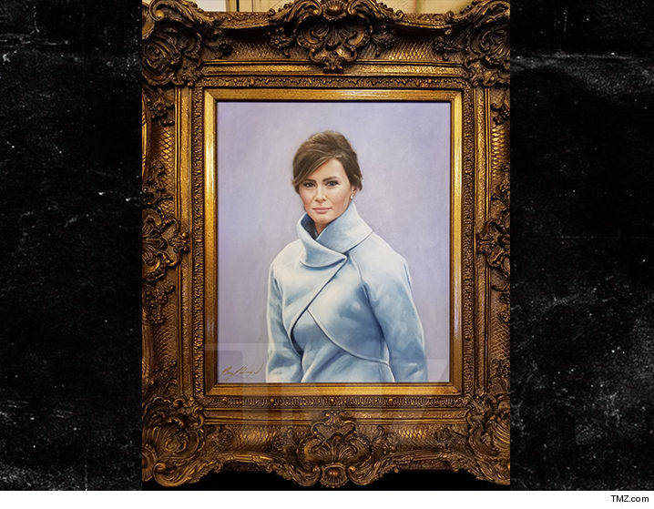 718x559 Nitefallstudios Donald Amp Melania Trump Portraits On The Way - Donald Trump Painting Portrait