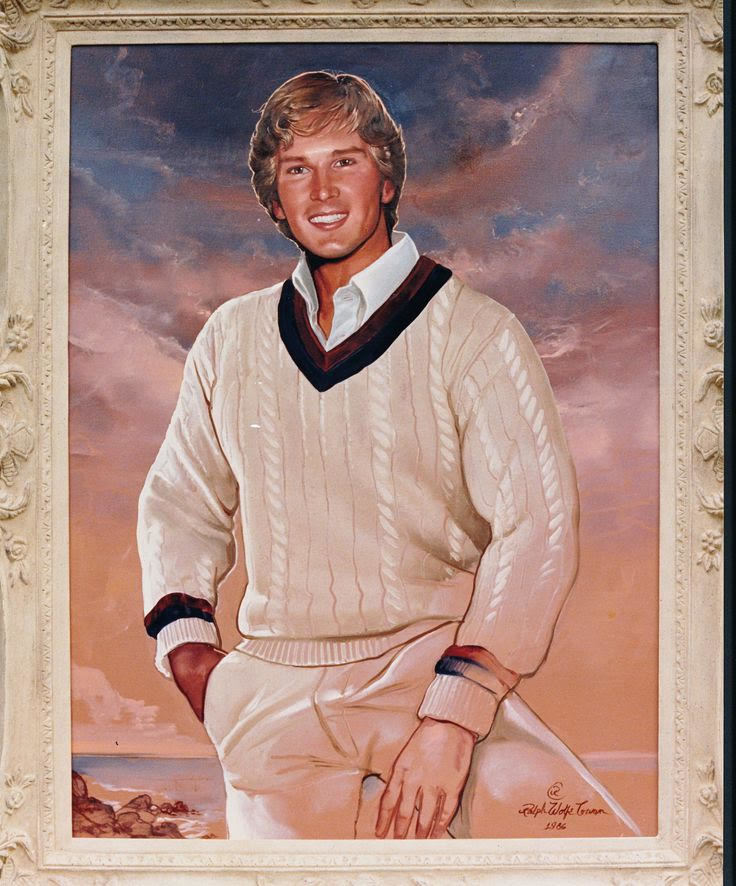 736x886 The Trump Portrait Hanging In Mar A Lago Is Trump's Head - Donald Trump Painting Portrait