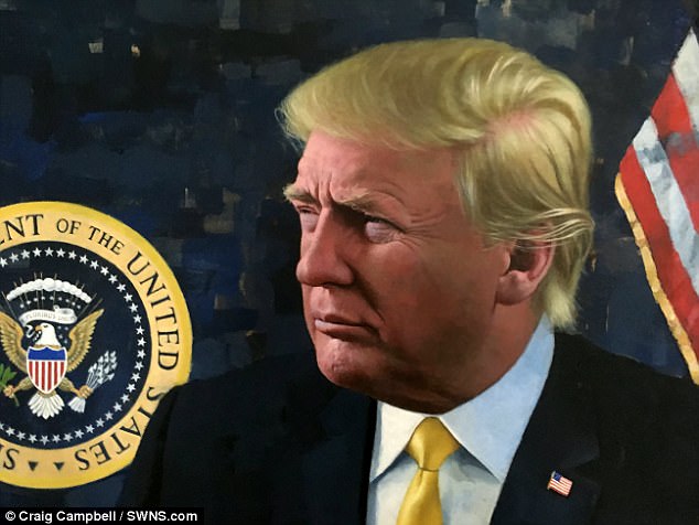 634x476 Trump Family Ordered Presidential Painting During Campaign Daily - Donald Trump Painting Portrait