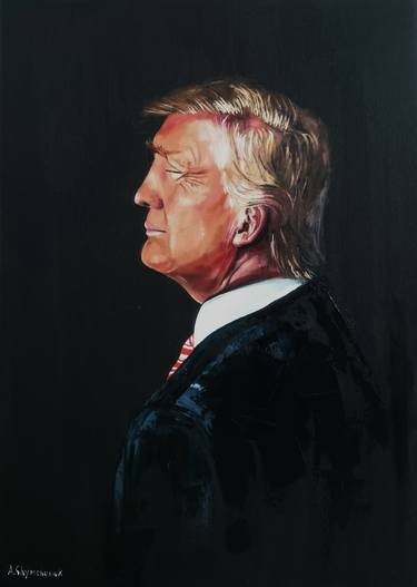 375x527 Donald Trump Portrait Paintings For Sale Saatchi Art - Donald Trump Portrait Painting