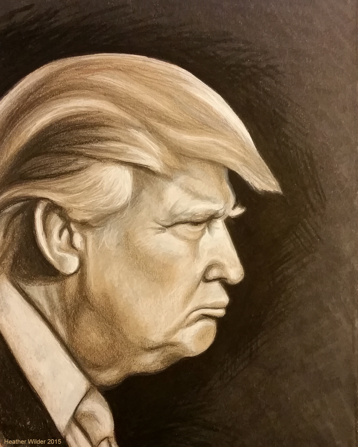 Donald Trump Portrait Painting at PaintingValley.com | Explore ...