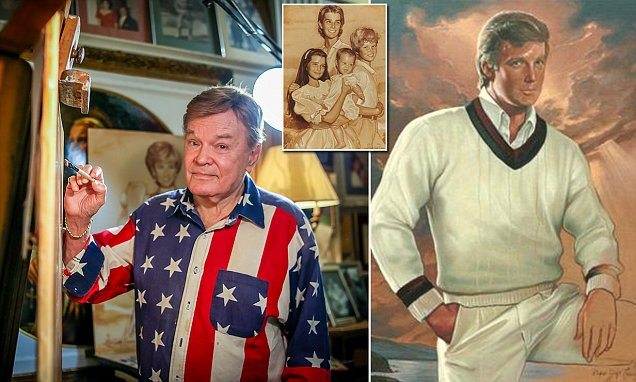 636x382 Trump Asked Famous Painter To Paint A Portrait Of Melania For Free - Donald Trump Portrait Painting